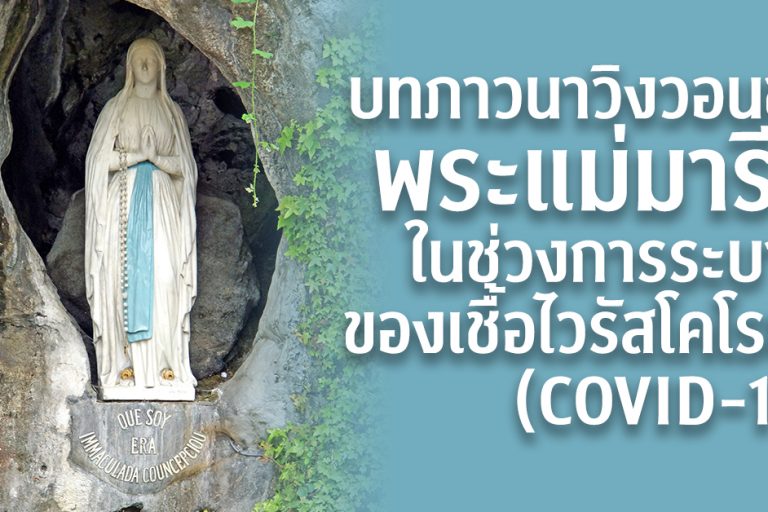 บทภาวนาวิงวอนขอพระแม่มารีย์ ในช่วงการระบาดของเชื้อไวรัสโคโรน่า (COVID-19)